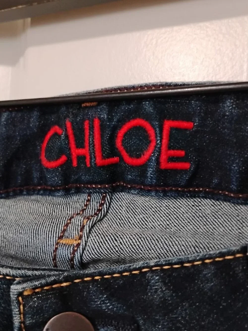 Chloe Women's Denim Blue Classic Dark Wash Mid-Rise Fit Bootcut Jeans Size 4/32